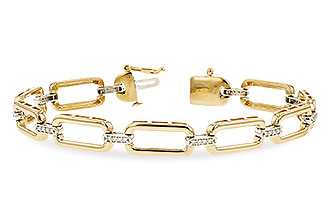 A328-60574: BRACELET .25 TW (7.5" - B244-06047 WITH LARGER LINKS)