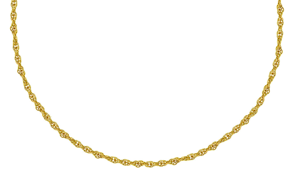 A328-60601: ROPE CHAIN (1.5MM, 14KT, 18IN, LOBSTER CLASP)