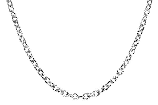 A328-61483: CABLE CHAIN (24IN, 1.3MM, 14KT, LOBSTER CLASP)