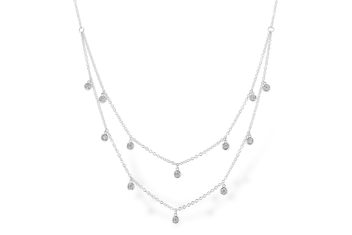 B328-56074: NECKLACE .22 TW (18 INCHES)