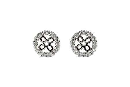 F242-22374: EARRING JACKETS .24 TW (FOR 0.75-1.00 CT TW STUDS)