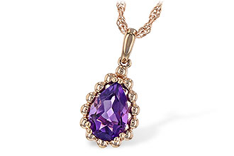 G244-04246: NECKLACE 1.06 CT AMETHYST