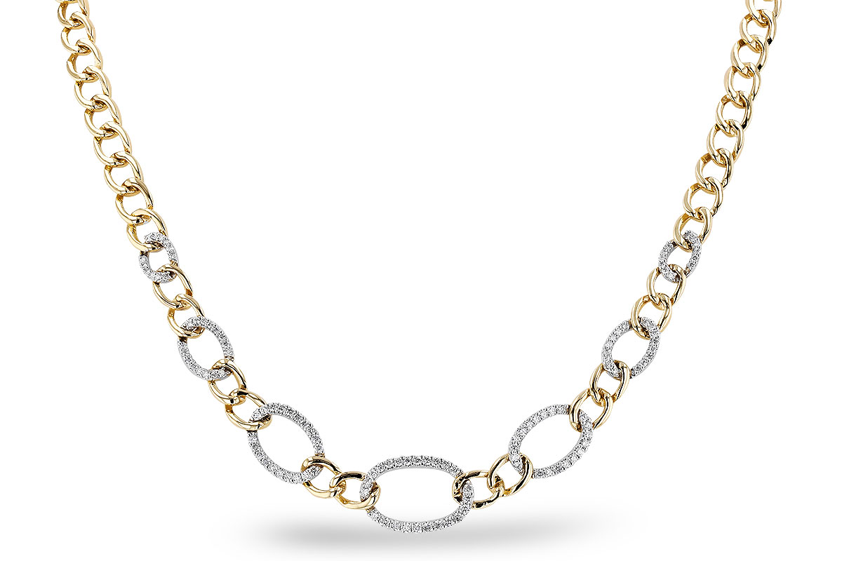 G328-56064: NECKLACE 1.15 TW (17")