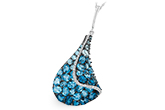 A242-23310: NECK 4.81 BLUE TOPAZ 4.94 TGW