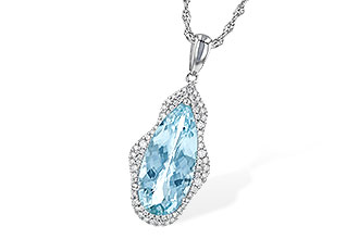 F244-96937: NECK 3.97 AQUAMARINE 4.20 TGW