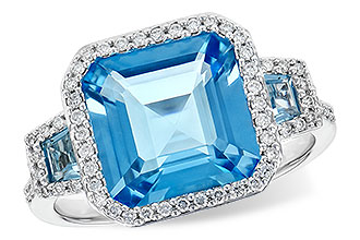 H244-98773: LDS RG 4.40 TW BLUE TOPAZ 4.60 TGW